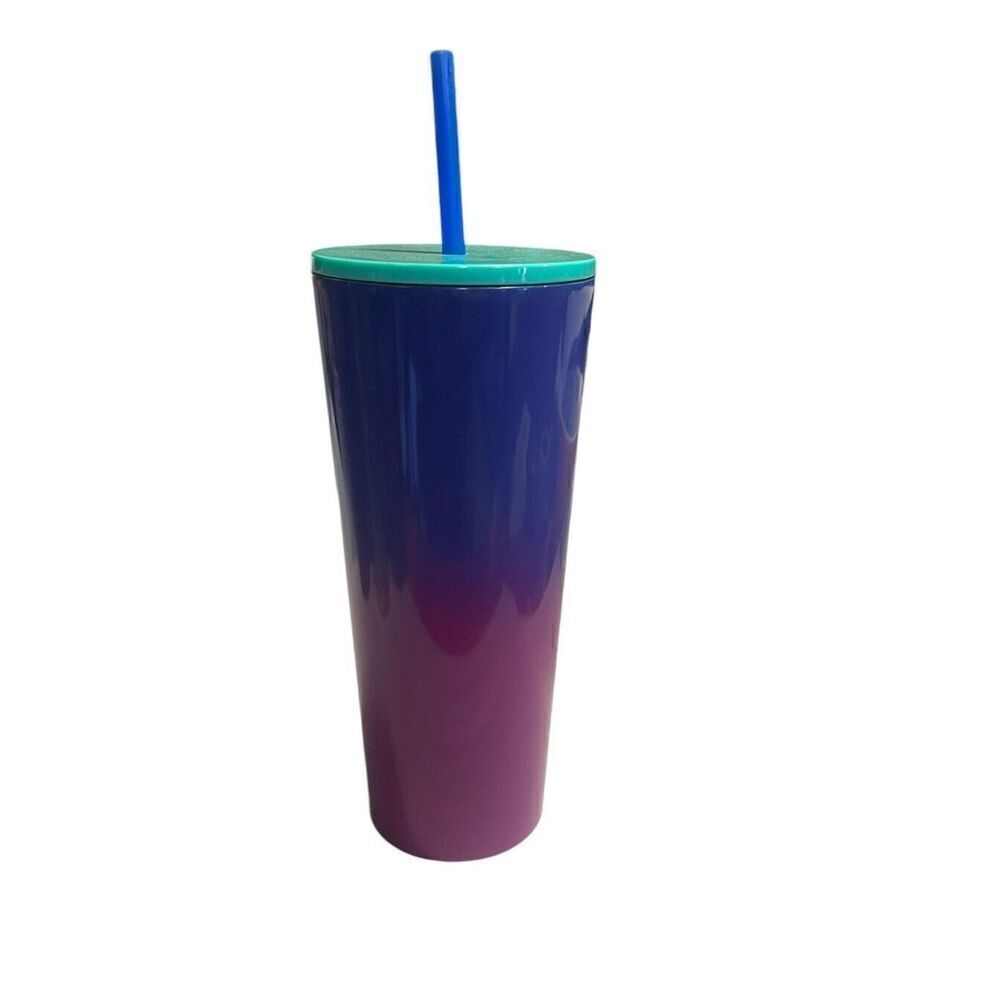 Starbucks Summer 2021 Stainless Steel Cool Ombre 24oz Tumbler - Picture 4 of 7
